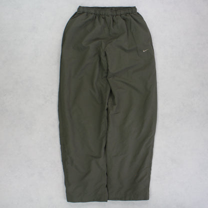 RARE Vintage 00s Nike Trackpants Green - (M)