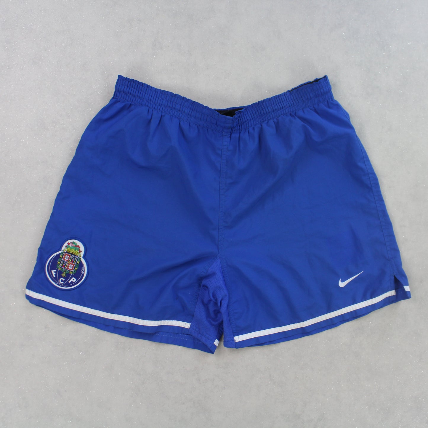 RARE 90s Nike Porto FC Shorts Blue - (L)