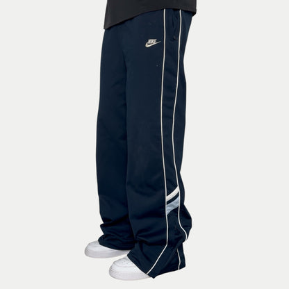 2000s Baggy Nike Trackpants Navy - (XL)