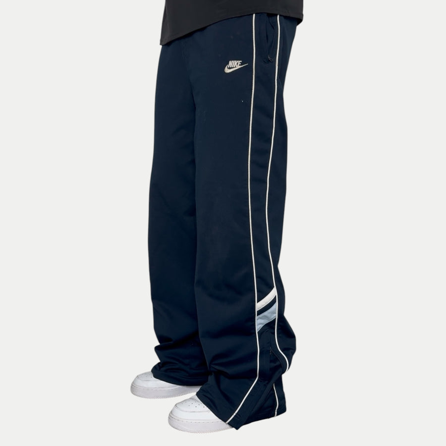 2000s Baggy Nike Trackpants Navy - (XL)