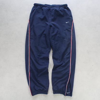 RARE 2000s Nike Trackpants Navy - (M)