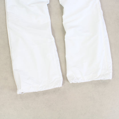 RARE 2000s Baggy Nike Trackpants White - (L)