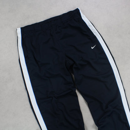 RARE 00s Baggy Nike Trackpants Navy - (L)