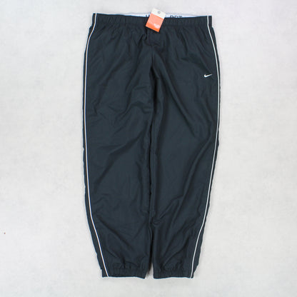 SUPER RARE Vintage 00s Nike Trackpants Black BNWT - (L)