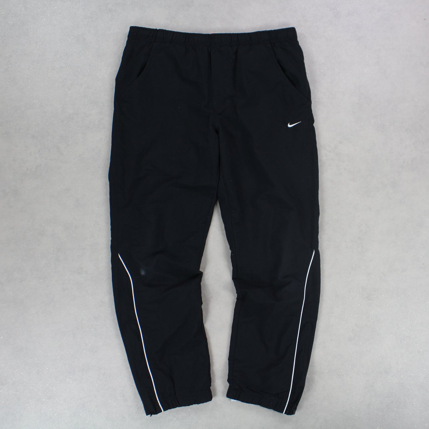 RARE 00s Nike Trackpants Black - (L)