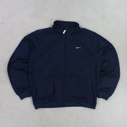 RARE 00s Nike Track Jacket Navy - (S)