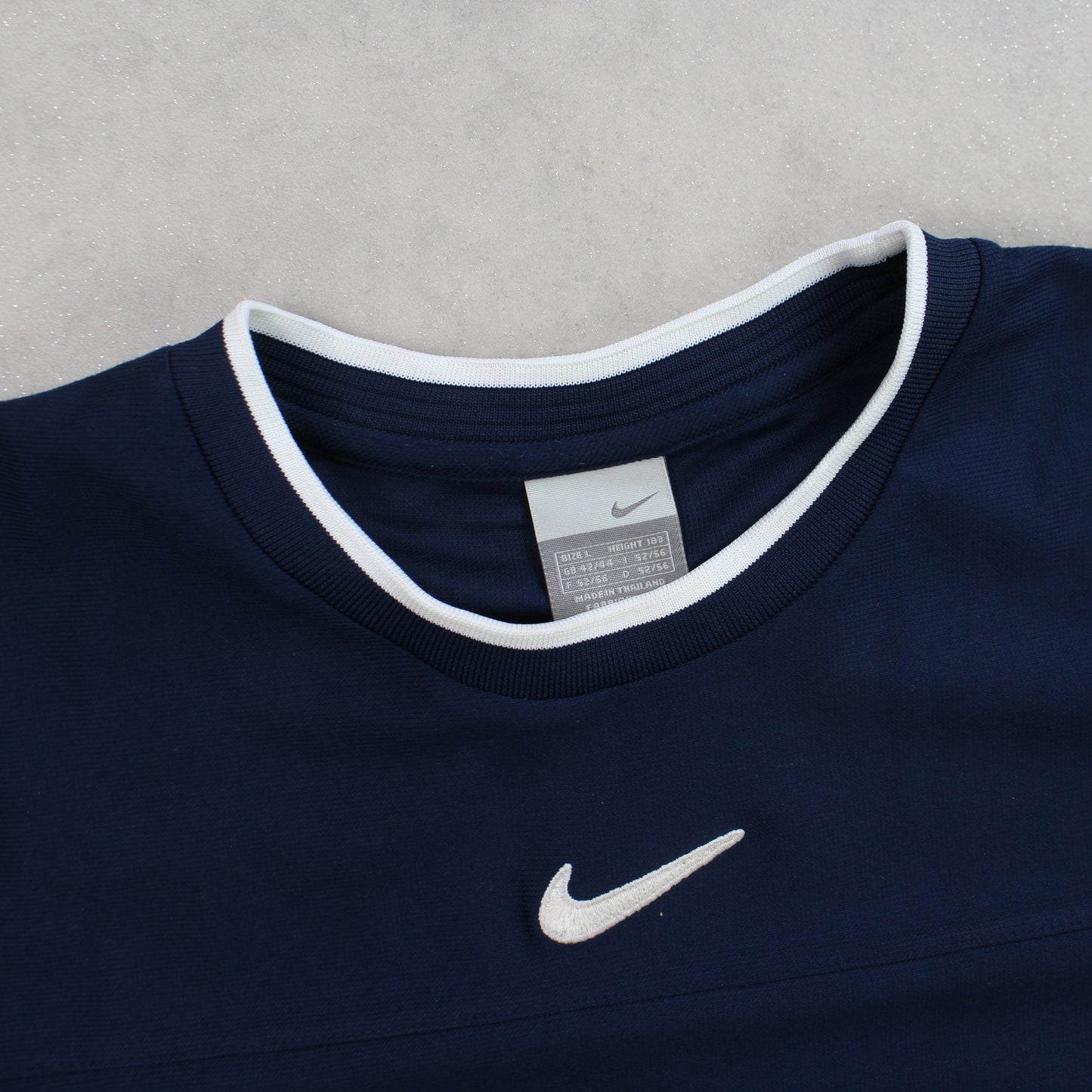 Vintage 00s Nike T-Shirt Navy - (M)