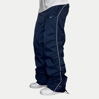 SUPER RARE 2000s Nike Trackpants Navy - (L)