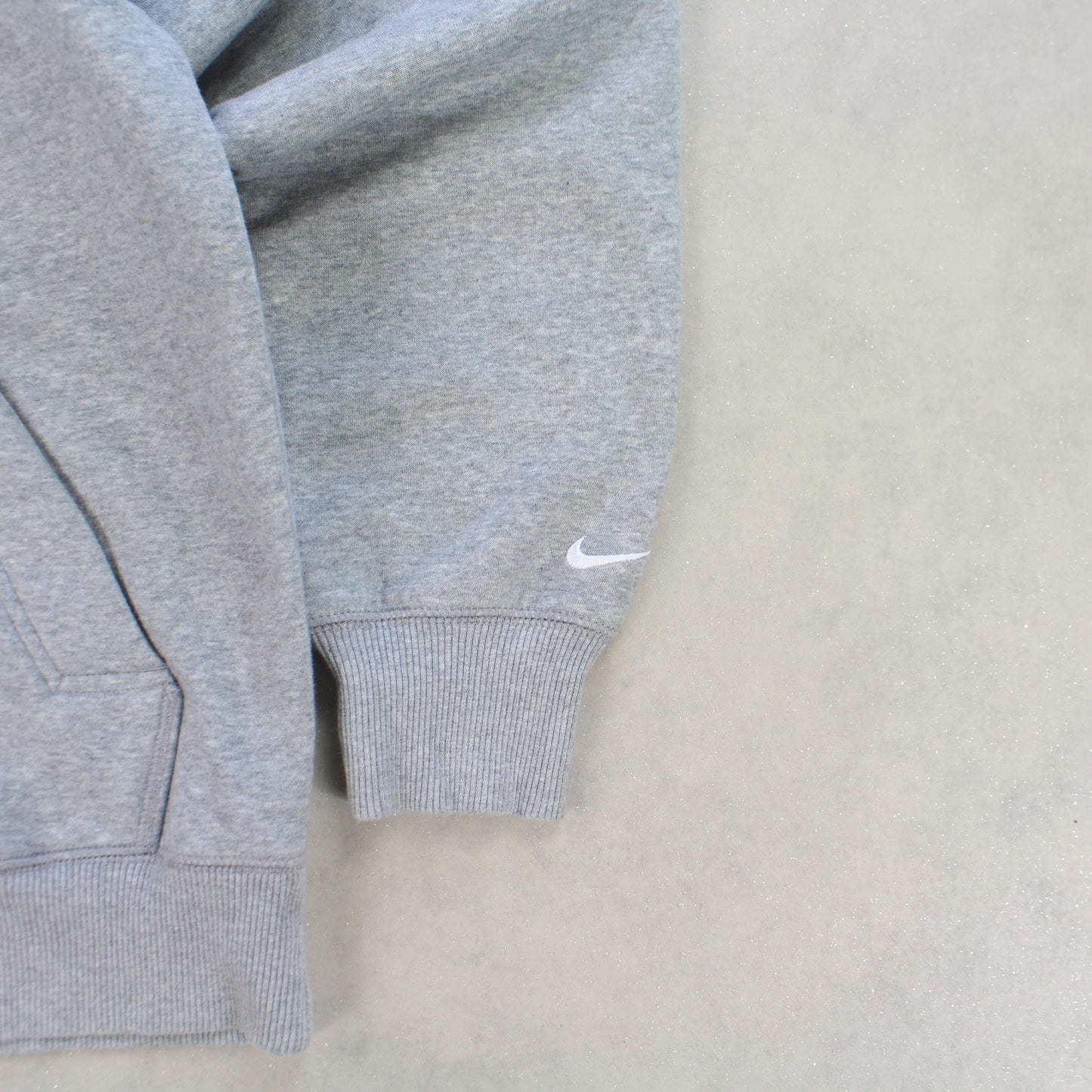 RARE 00s Nike Zip Up Hoodie Grey - (XL)