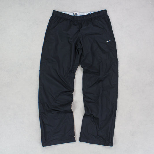 RARE 00s Nike Trackpants Black - (S)