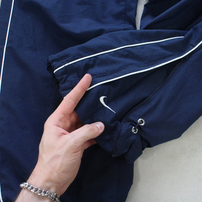 RARE 2000s Baggy Nike Trackpants Navy - (XL)