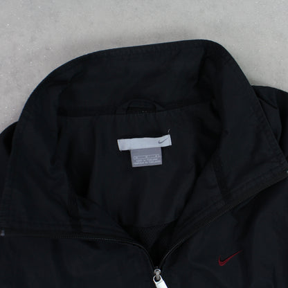 RARE 00s Nike Track Jacket Black - (M)