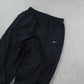 SUPER RARE 00s Nike Trackpants Black - (S)