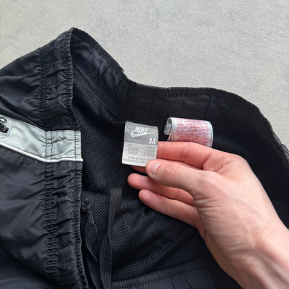 RARE 2000s Baggy Nike Trackpants Black - (M)