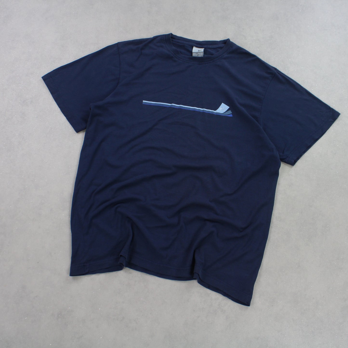 Vintage 00s Nike Air T-Shirt Navy - (M)