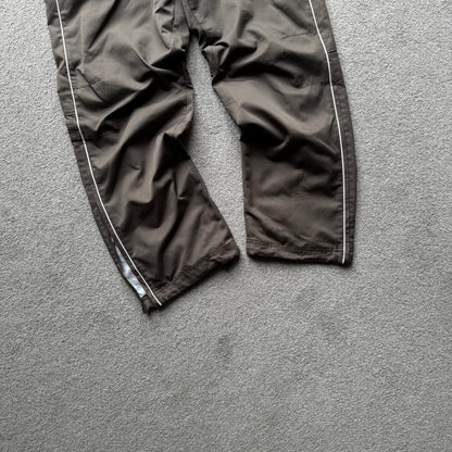 RARE 2000s Baggy Nike Trackpants Light Brown - (M)