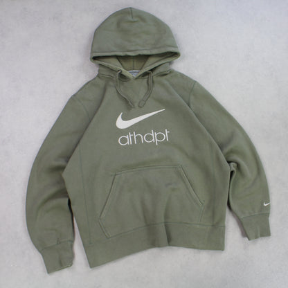 RARE 2000s Nike Hoodie Green - (L)