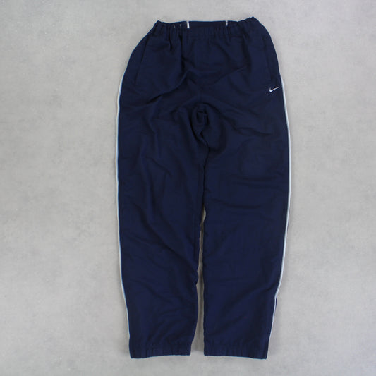 RARE 00s Nike Trackpants Navy - (S)