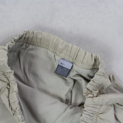 RARE 00s Nike Trackpants Cream - (L)