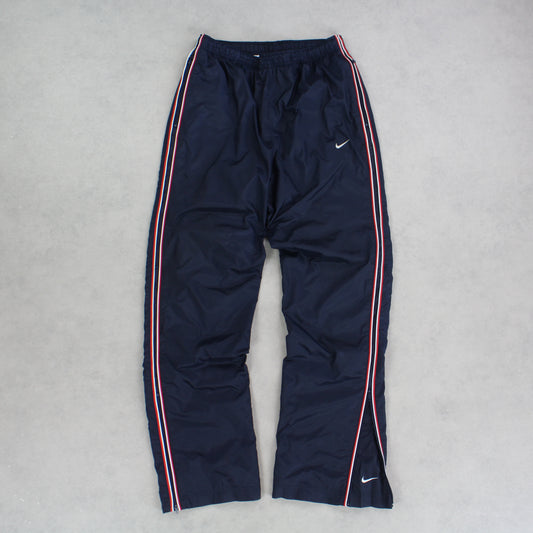SUPER RARE 00s Nike Trackpants Navy - (M)