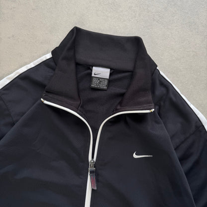 RARE 2000s Nike Track Jacket Black - (S)