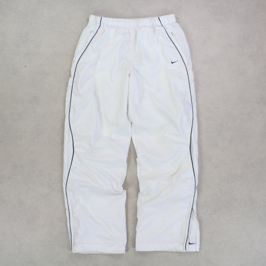 SUPER RARE 00s Nike Trackpants White - (M)