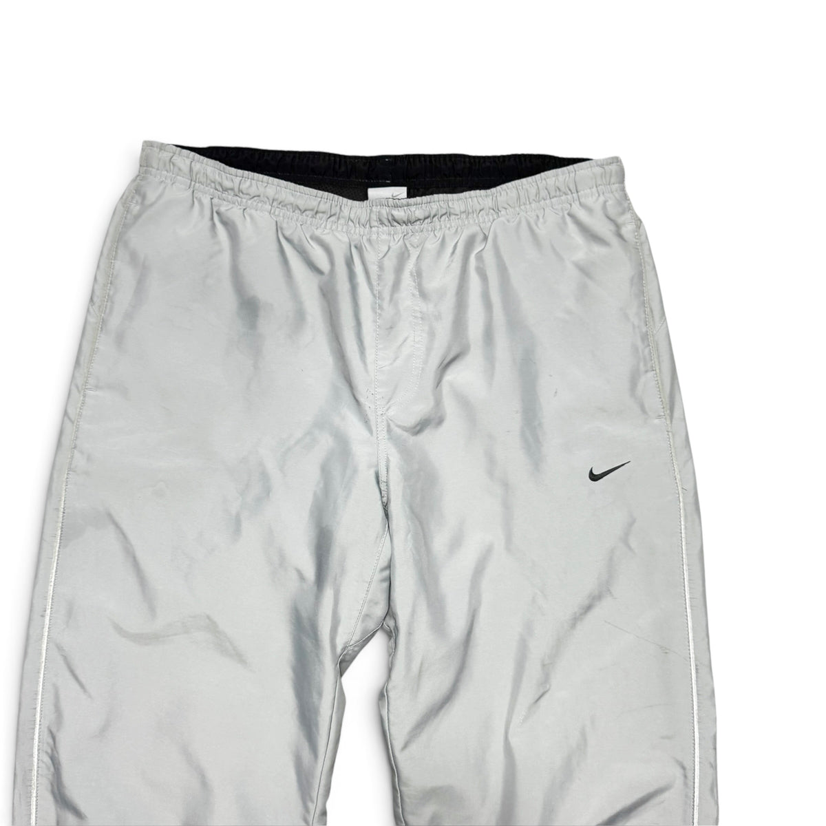 RARE 2000s Baggy Nike Trackpants Grey - (M)