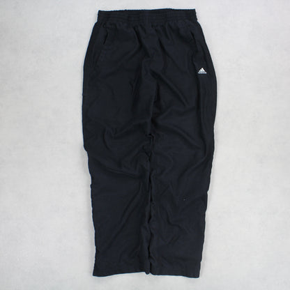 Vintage 00s Adidas Trackpants Black - (L)