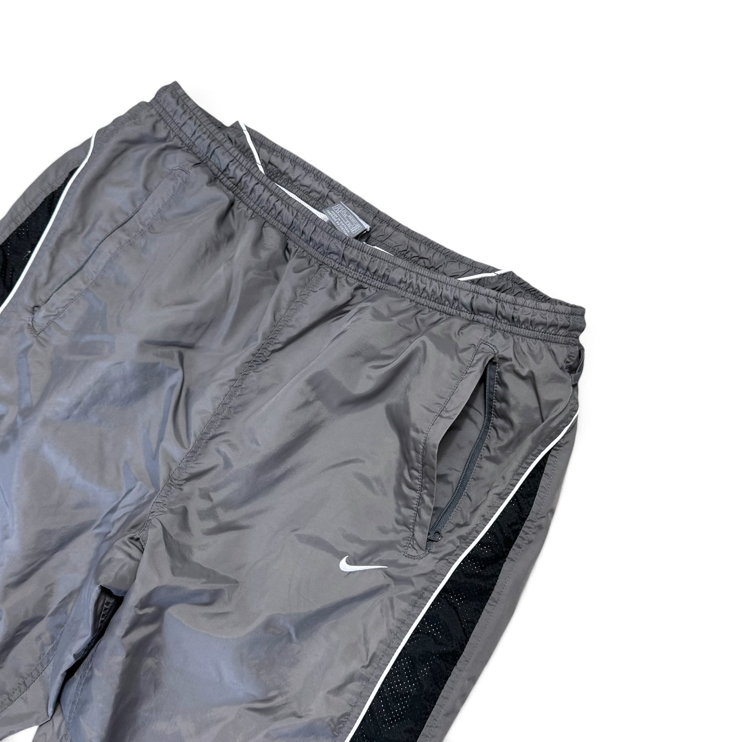 SUPER RARE 2000s Baggy Nike Trackpants Grey *PREMIUM* - (L)