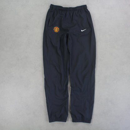 00s Nike Man United Trackpants Black - (S)