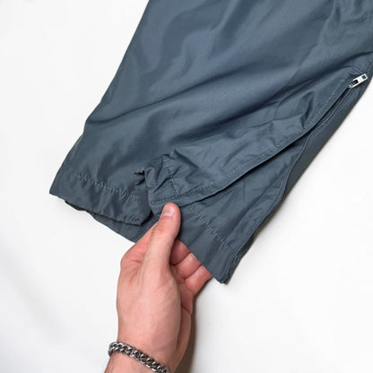 RARE 2000s Nike Trackpants Grey - (L)