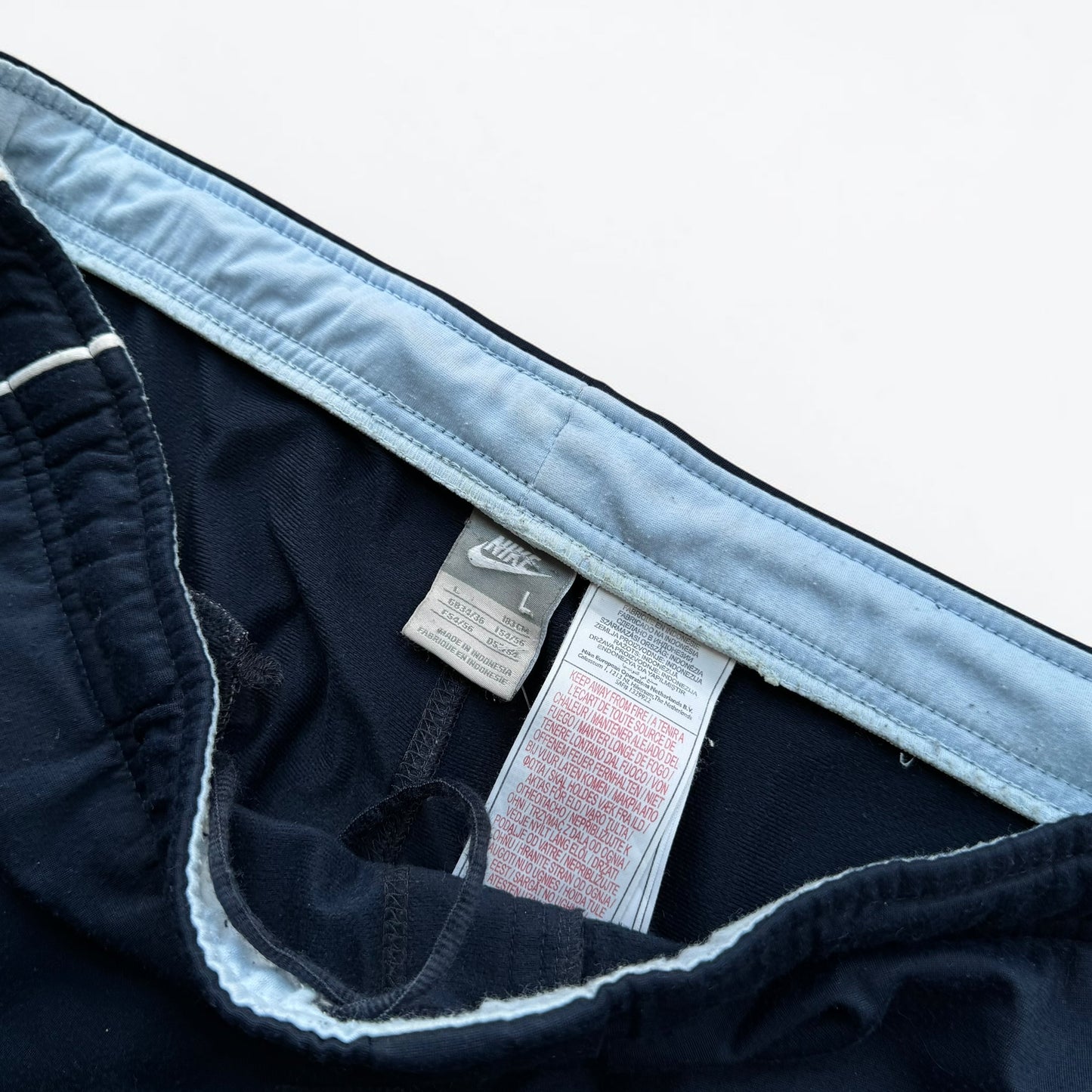 2000s Baggy Nike Trackpants Navy - (XL)
