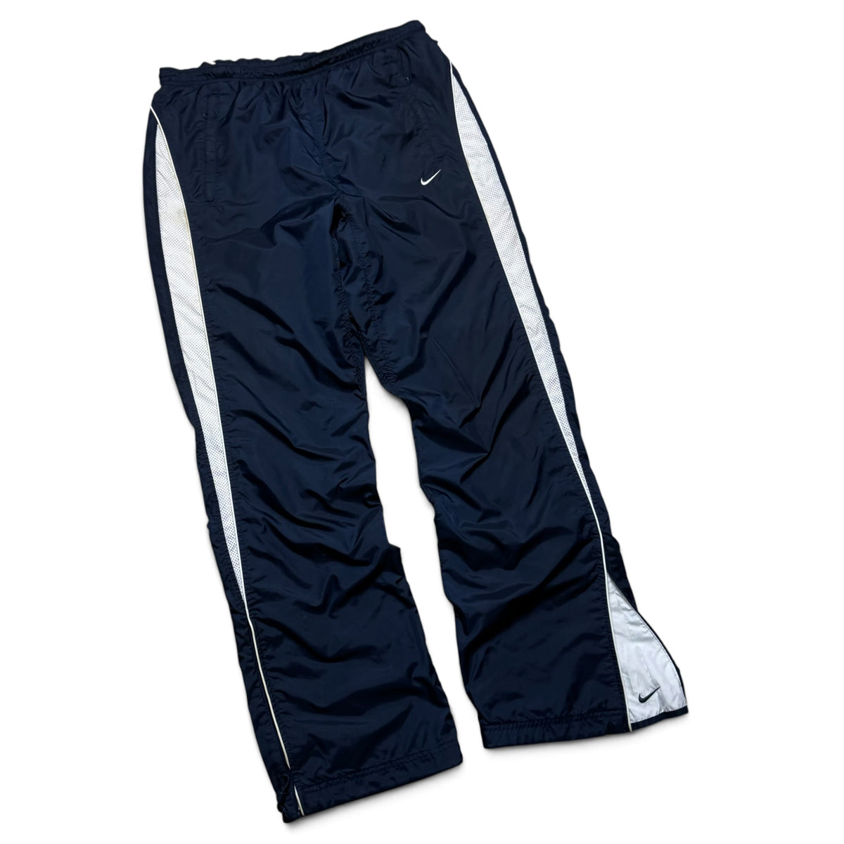 SUPER RARE 2000s Nike Trackpants Navy - (L) | PREMIUM