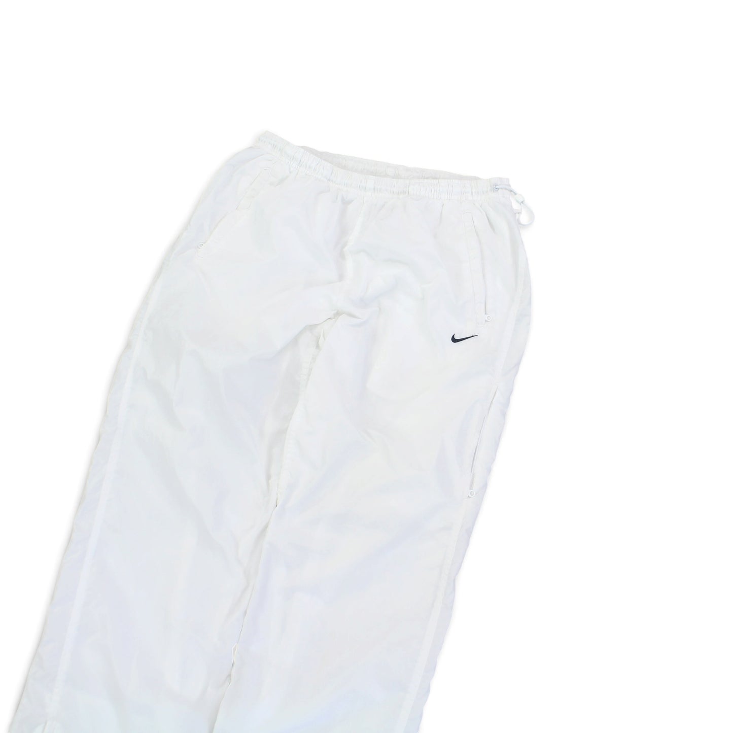 SUPER RARE 2000s Nike Trackpants White *PREMIUM* - (M)