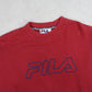 RARE Vintage 1990s Fila Sweatshirt Red - (M)