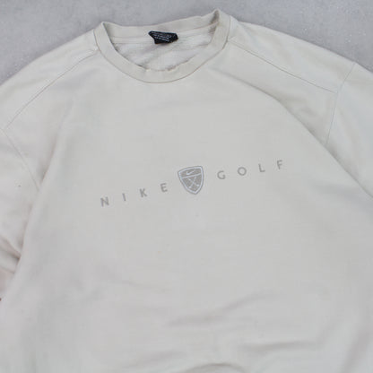 SUPER RARE 00s Nike Golf Sweatshirt Cream - (M)