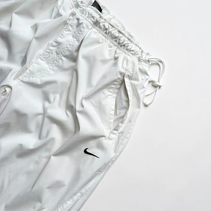 RARE 2000s Baggy Nike Trackpants White *PREMIUM* - (XL)
