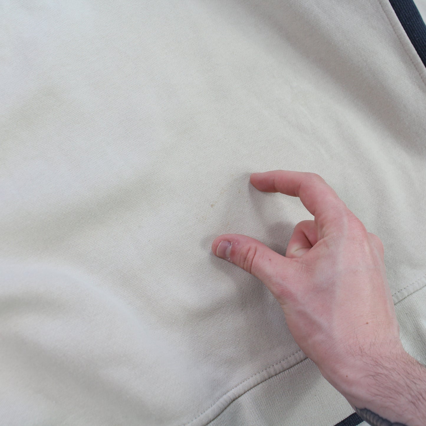 SUPER RARE 2000s Nike Sweatshirt Cream - (XL)