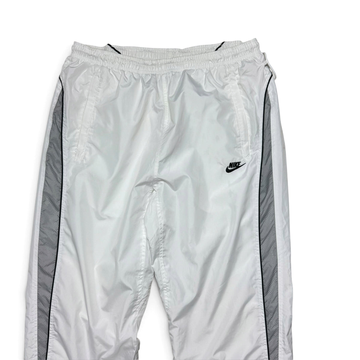 SUPER RARE 2000s Nike Trackpants White - (L) | PREMIUM