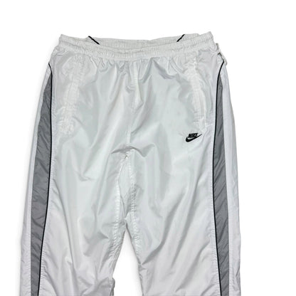 SUPER RARE 2000s Nike Trackpants White - (L) | PREMIUM