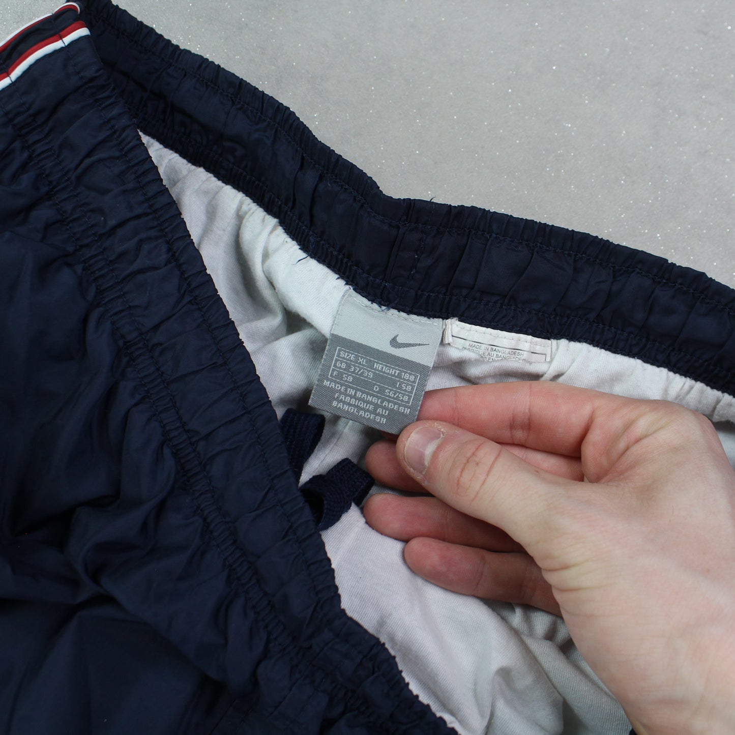 SUPER RARE 00s Nike Trackpants Navy - (L)