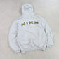 SUPER RARE 90s Nike Zip Up Hoodie Grey - (S)