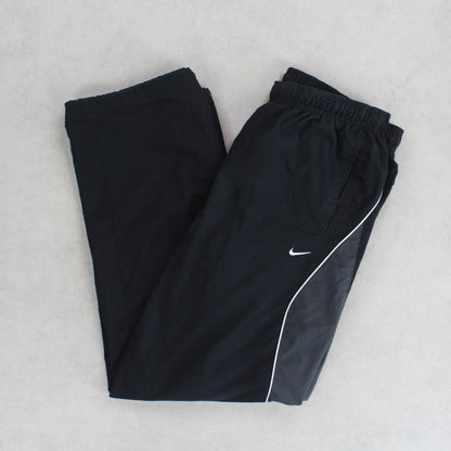 SUPER RARE Vintage 1990s Nike Trackpants Black - (L)