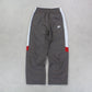 SUPER RARE 00s Nike Trackpants Brown - (XS)