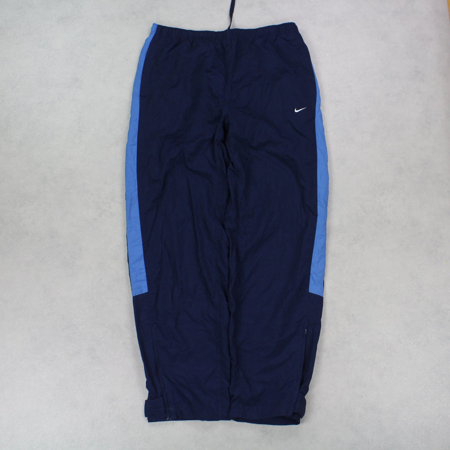 RARE Vintage 00s Nike Trackpants Navy - (L)