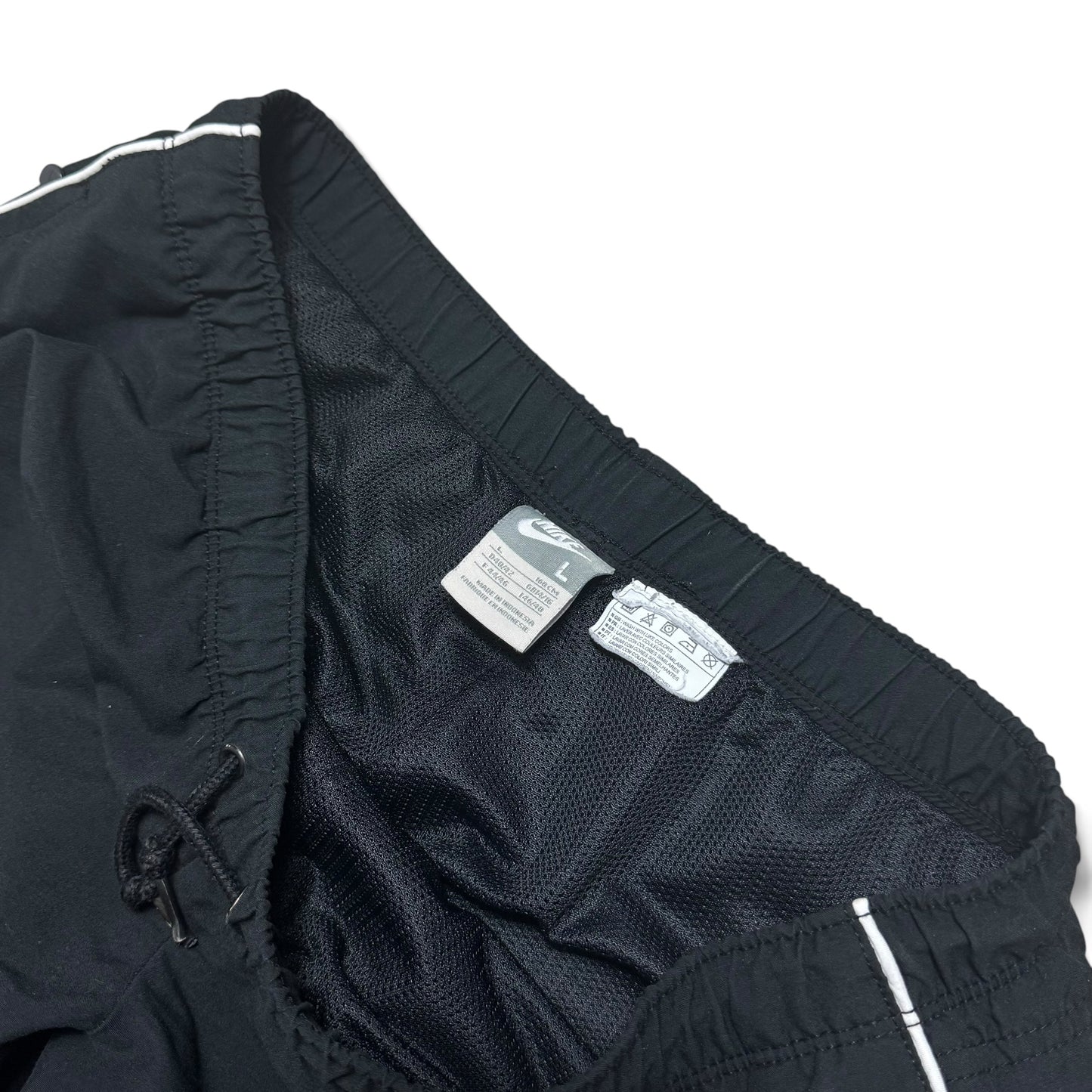 RARE 2000s Baggy Nike Trackpants Black - (M)
