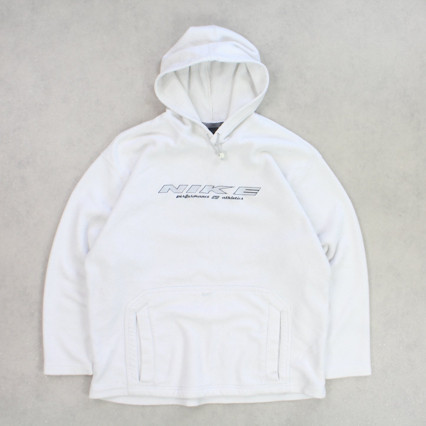 VERY RARE 00s Nike Fleece Hoodie White - (XL)