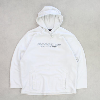 VERY RARE 00s Nike Fleece Hoodie White - (XL)