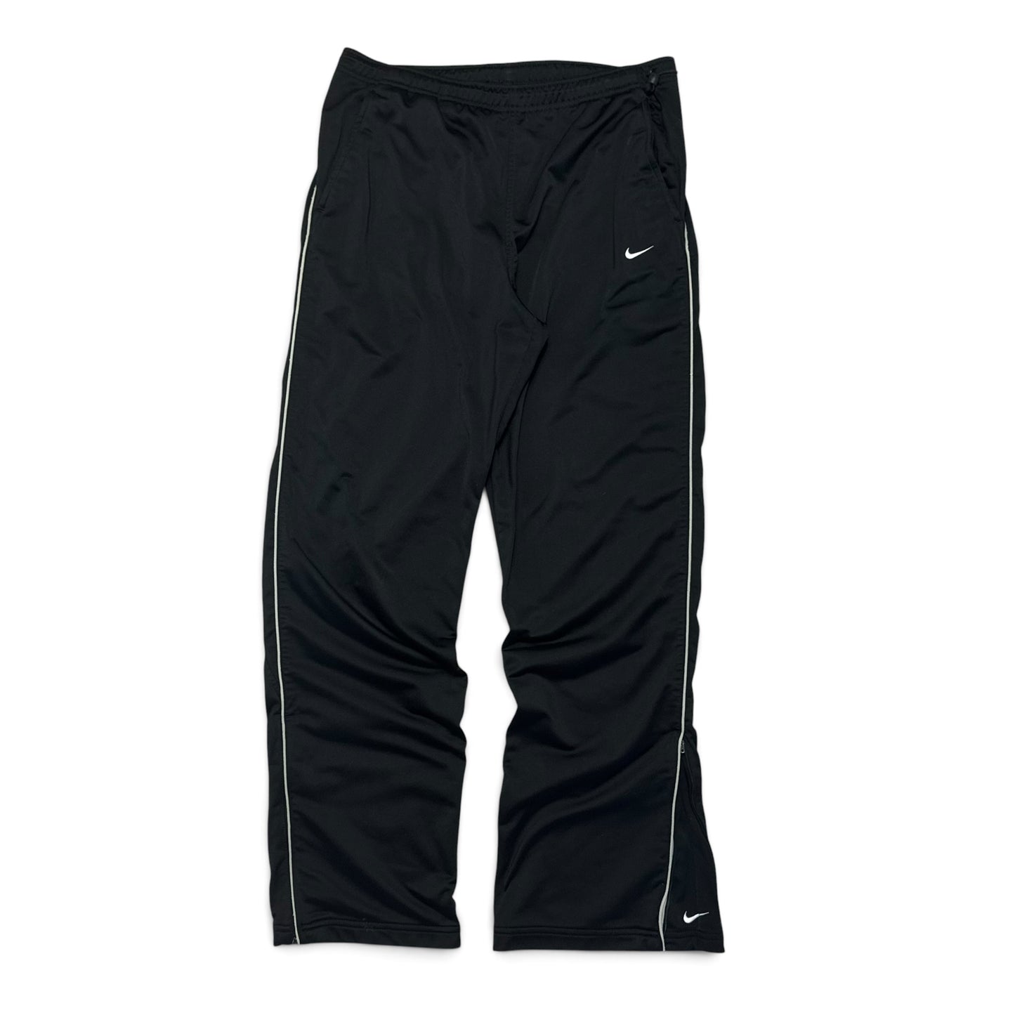 SUPER RARE 2000s Nike Trackpants Black - (M)