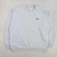 RARE Vintage 1990s Nike Sweatshirt Grey - (L)